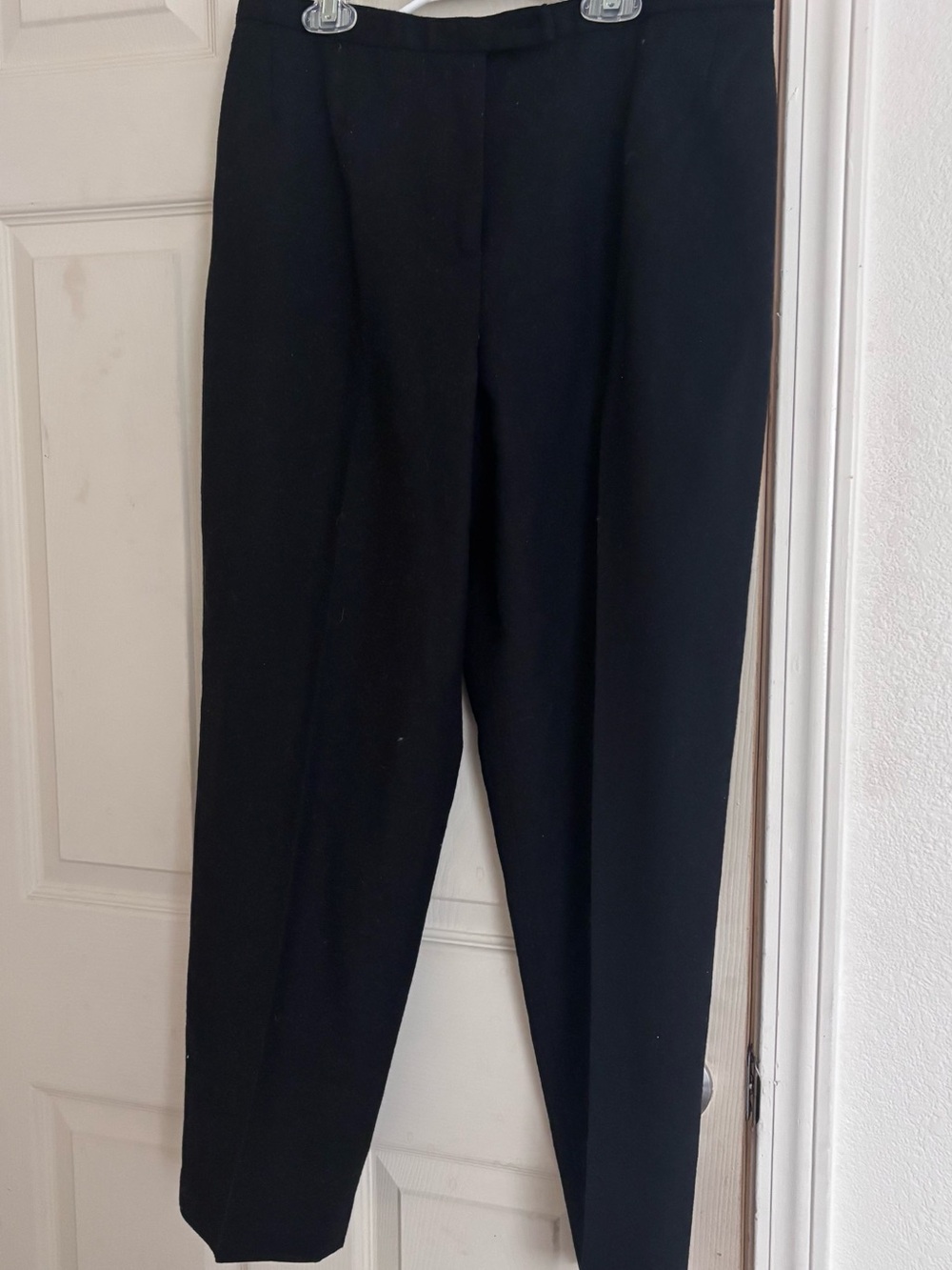 Women’s Harve Benard Classic Black Dress Wool Pants